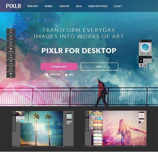 online image editor - pixlr