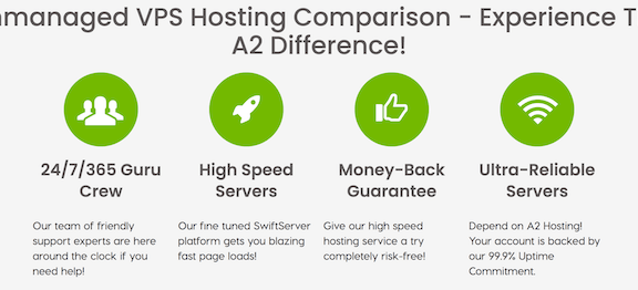 A2 Hosting benefits