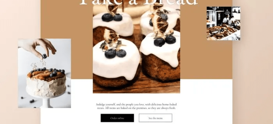 Bakery Shop website theme