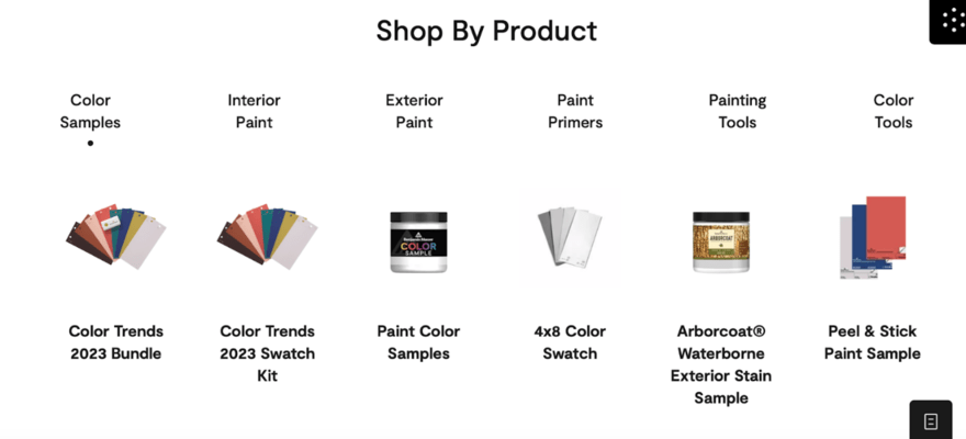 Benjamin Moore product categories