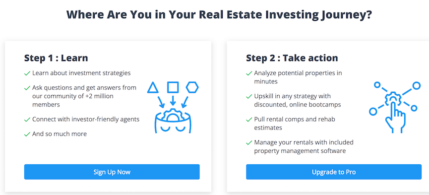 BiggerPockets real estate investor website screenshot 1