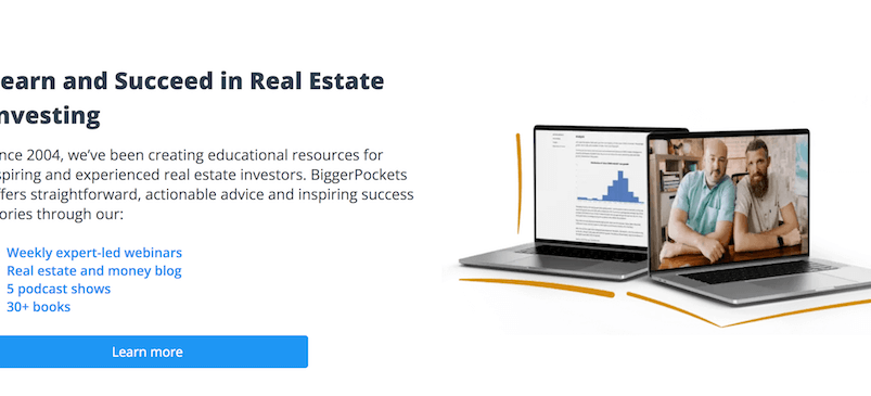 BiggerPockets real estate investor website screenshot 2