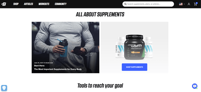 Supplements for bodybuilders