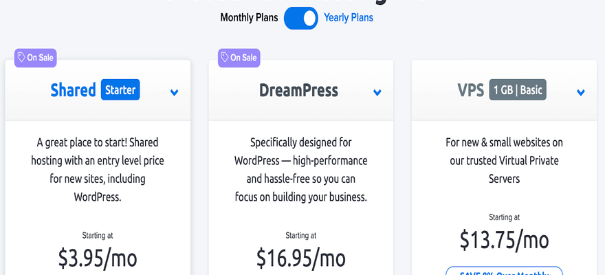 dreamhost pricing