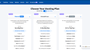 Selection of DreamHost hosting plans and 12-month pricing, including shared and VPS hosting options