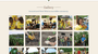 Gallery grid on Strikingly template