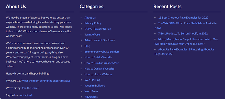 how to write a privacy policy wbe menu example