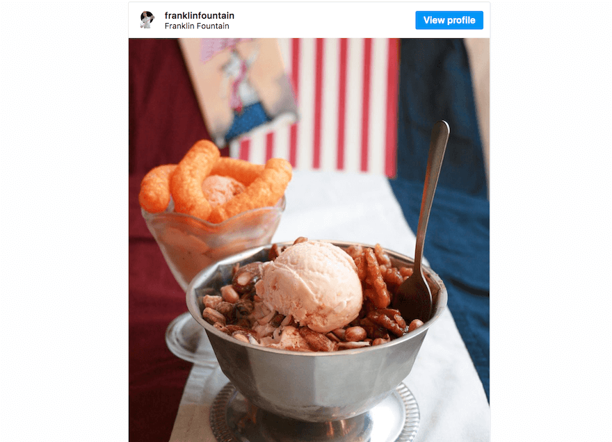 ImPeach sundae Instagram screenshot