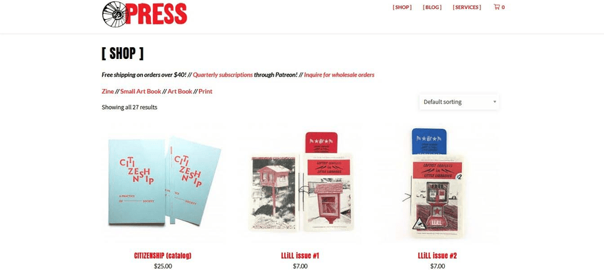 Is Press Square Online store showcases a plethora of featured products.