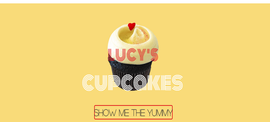 lucys cupcakes website font example 3