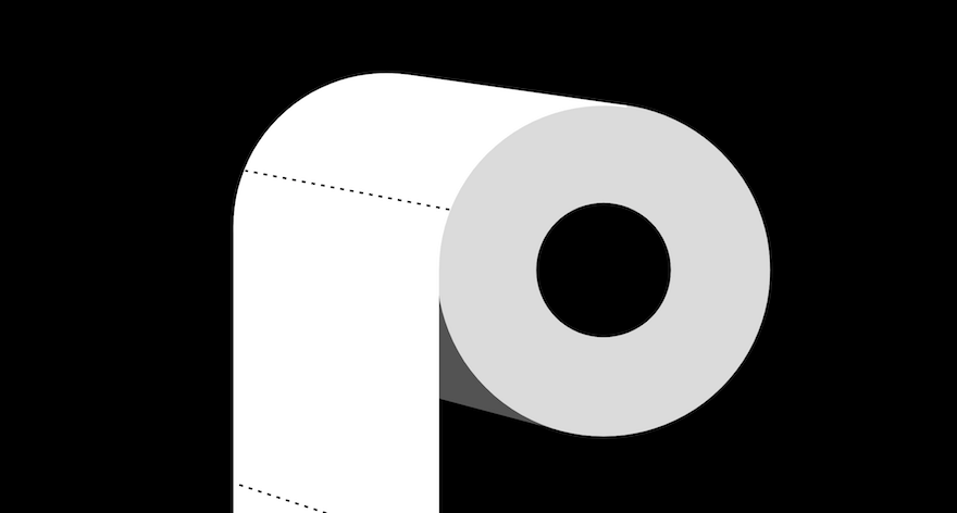 Paper Toilet weird website screenshot