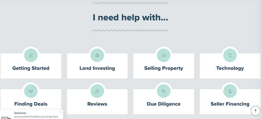 REtipster real estate investor website screenshot 1