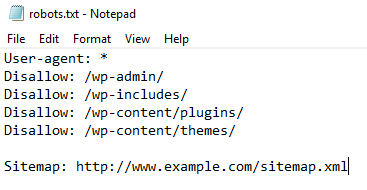 robots.txt file example