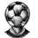 Logo for Rondo Coach - a neck with a football replacing the head