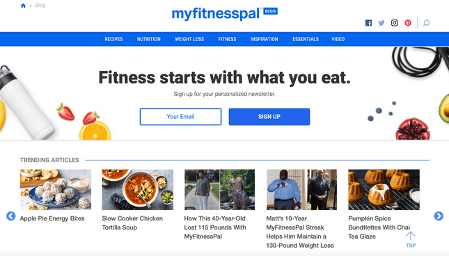 MyFitnessPal Blog