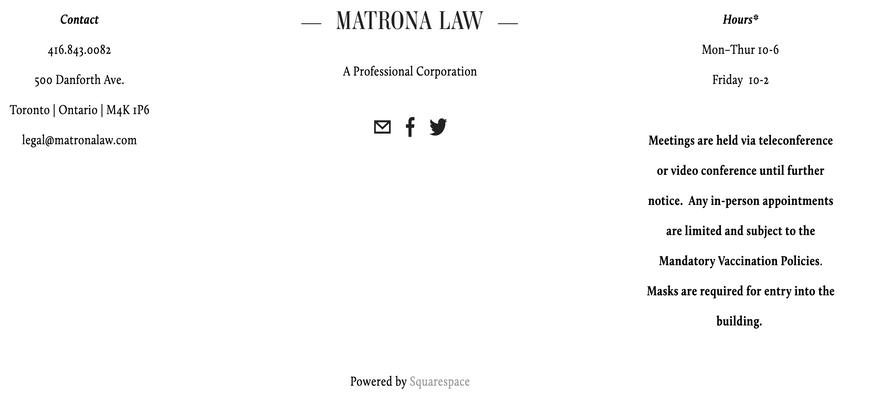 Matrona Law