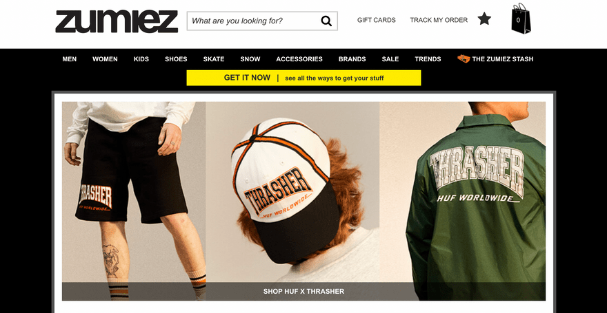 Apparel store Zumiez