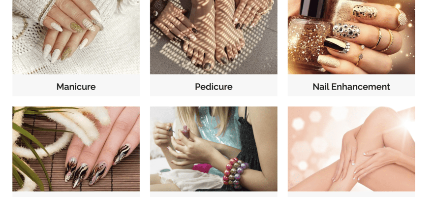 Coco Nails and Spa website