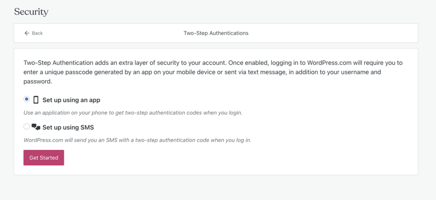 WordPress Two Factor Authentication