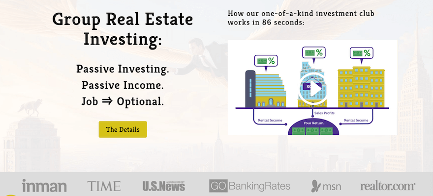 SparkRental real estate investor website screenshot 1