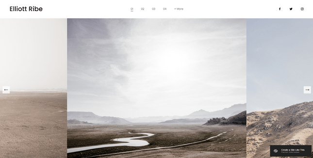 squarespace elliott photography template