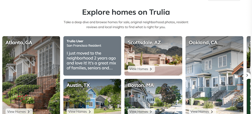 Trulia real estate investor website screenshot 1