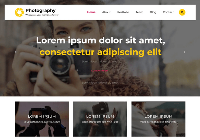 wordpress template