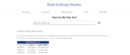 Bath and Body Works