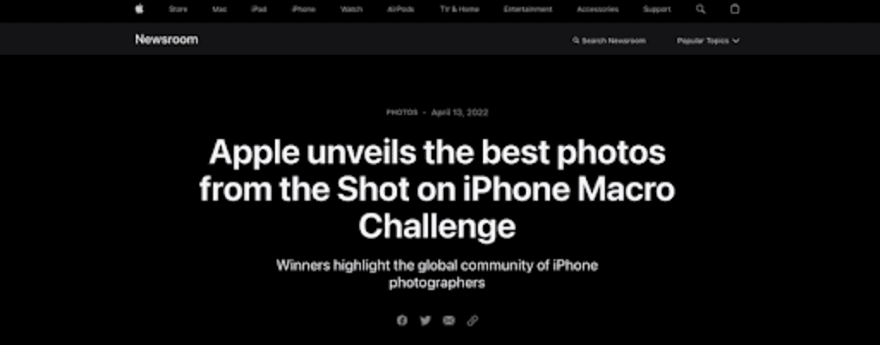 Apple’s Shot on an iPhone campaign