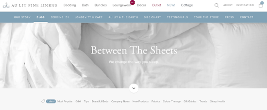 Between the sheets