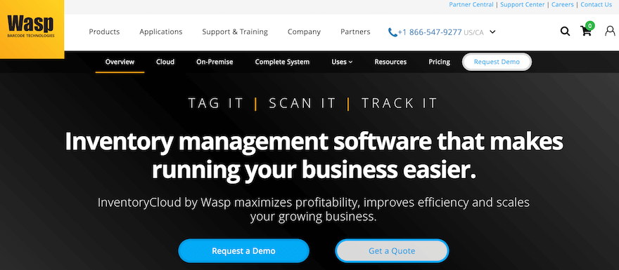 Wasp inventory management software website