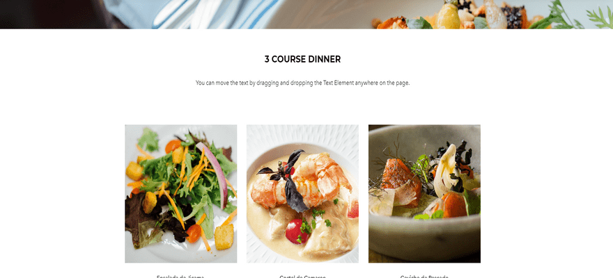 weebly restaurant theme urbandine menu 2