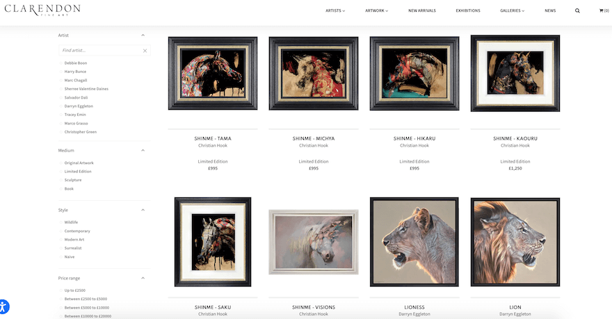 wildlife art that sells example