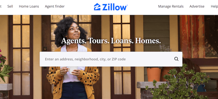 Zillow real estate investor website screenshot 2